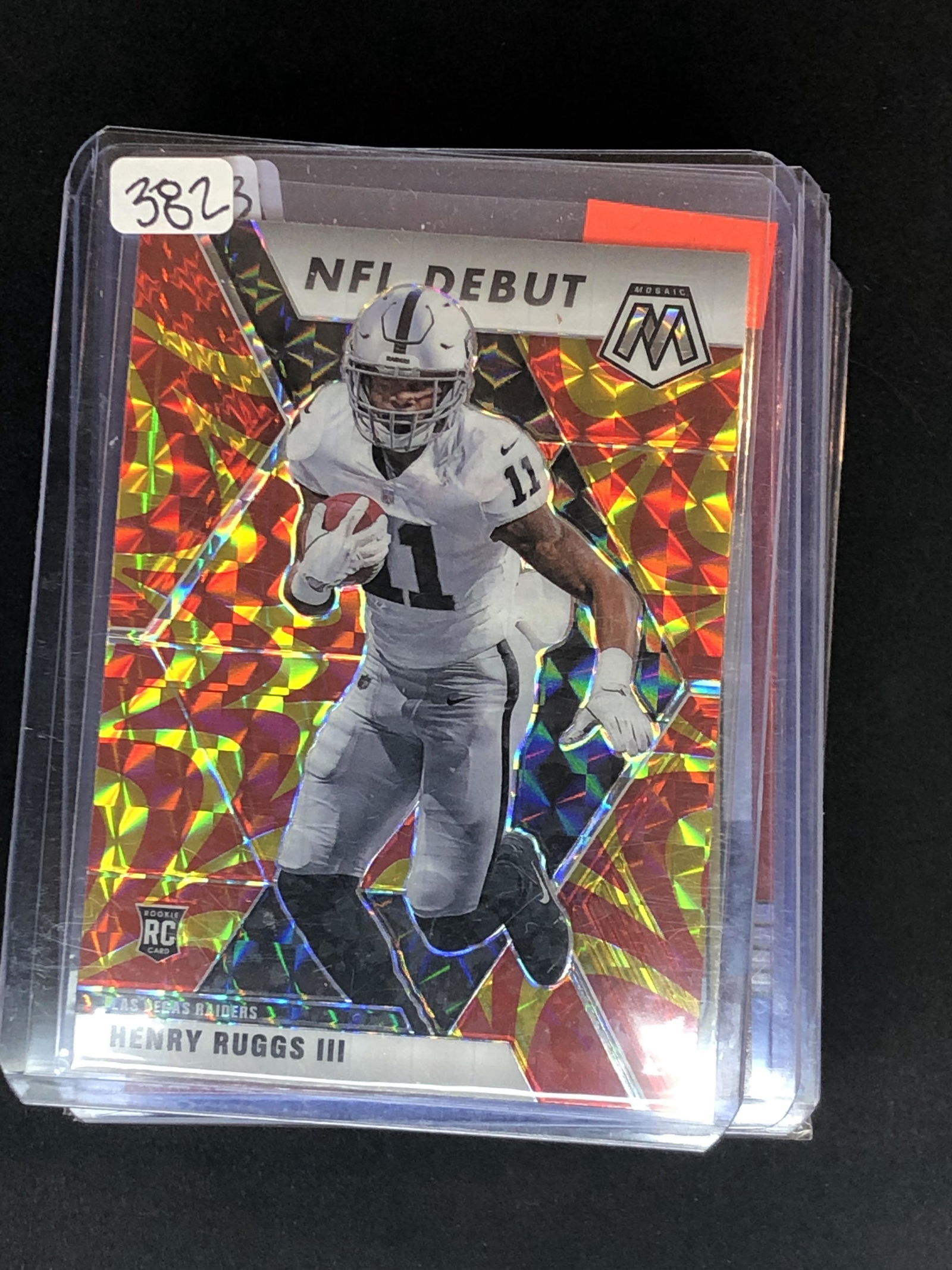 Henry Ruggs III Panini Mosaic Rookie Refractor (1 of 1)