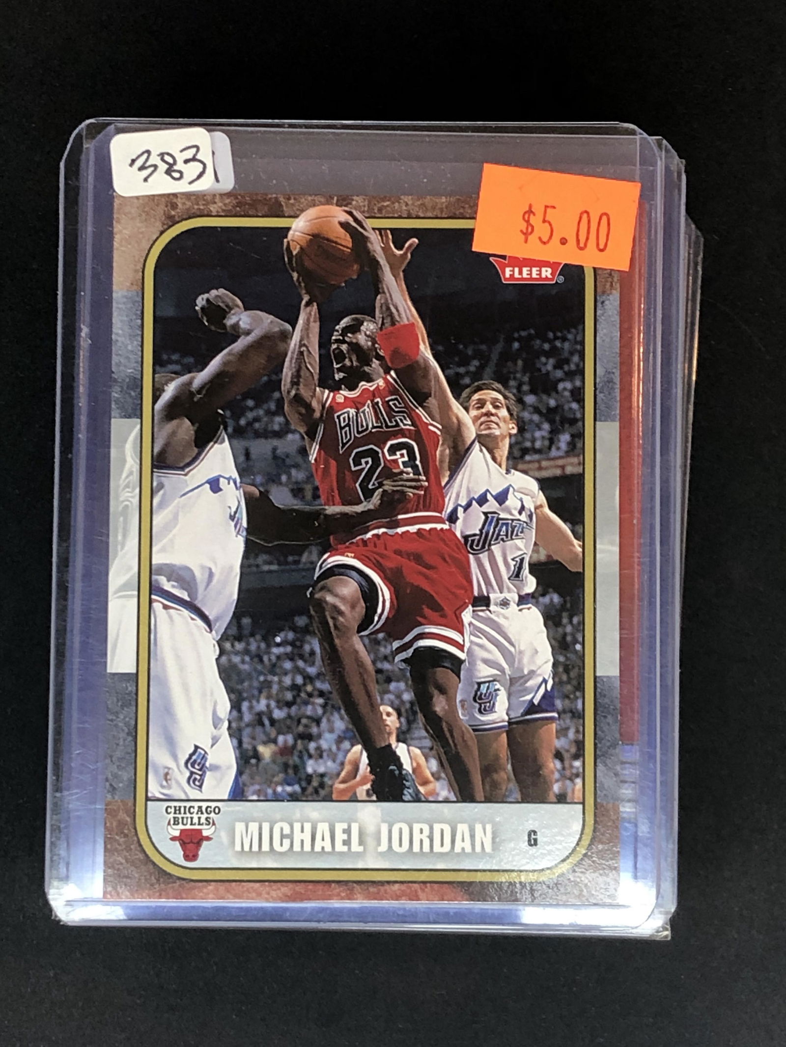 Michael Jordan Fleer Basketball Card (1 of 1)