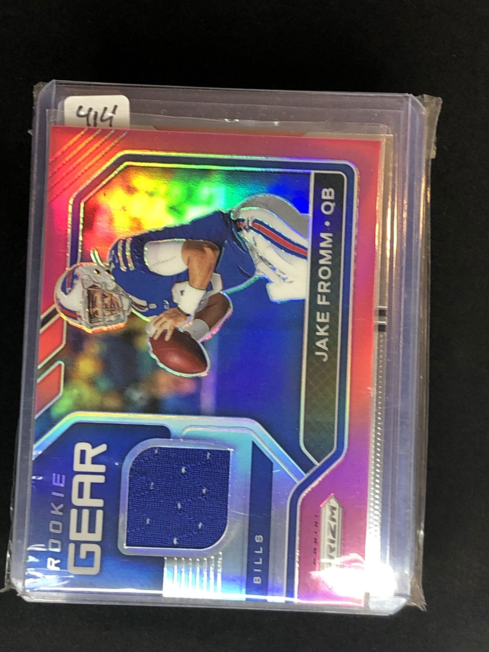 Jake Fromm Panini Prizm Rookie Gear Pink Prizm (1 of 1)