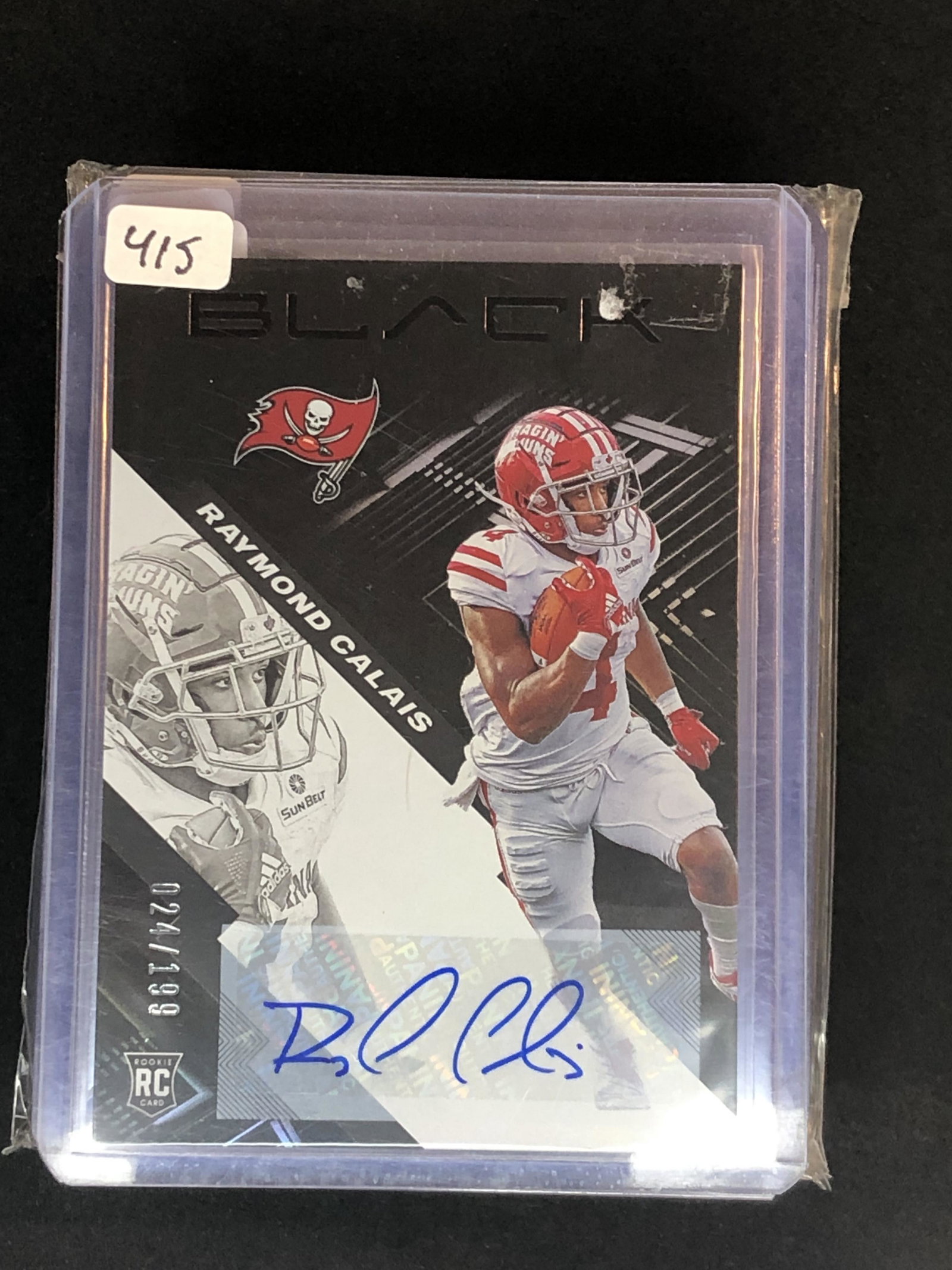 Raymond Calais Panini Black Auto Rookie: Sports Trading Card
