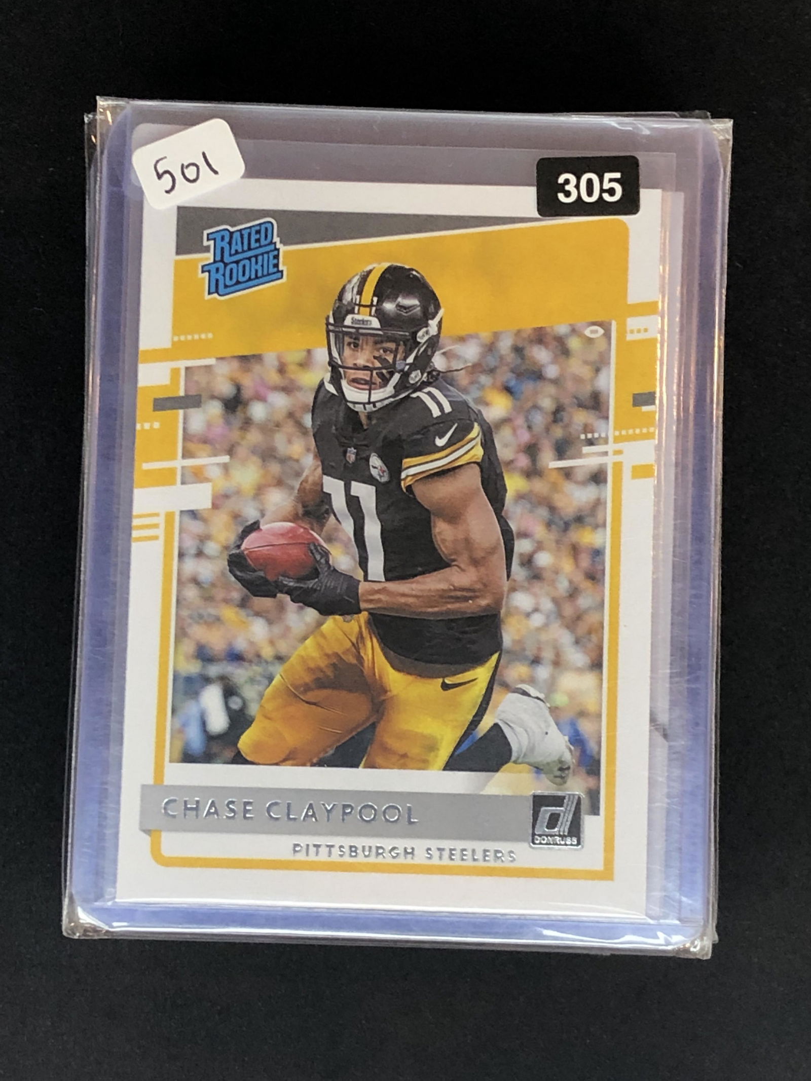 Chase Claypool Donruss Rated Rookie (1 of 1)