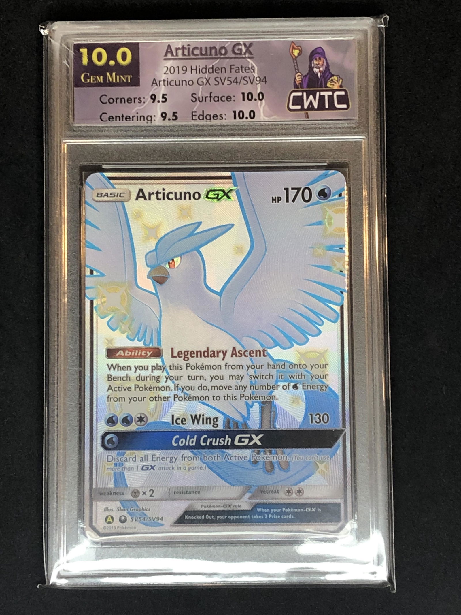 Articuno GX Hidden Fates CWTC 10.0 (1 of 1)