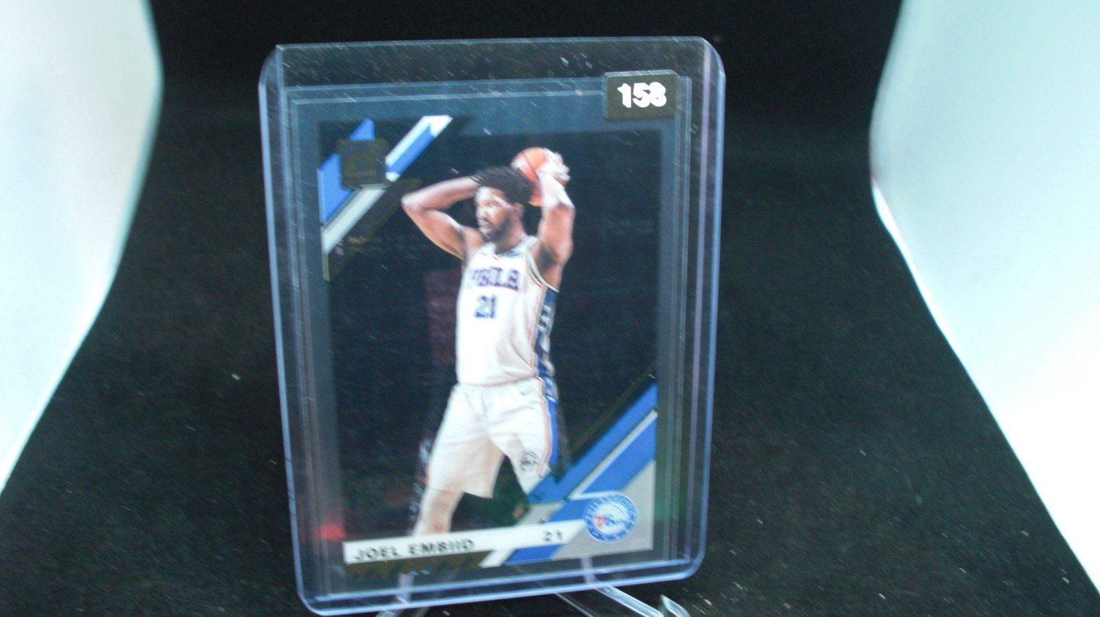 JOEL EMBIID CLEARLY DONRUSS: in top loader