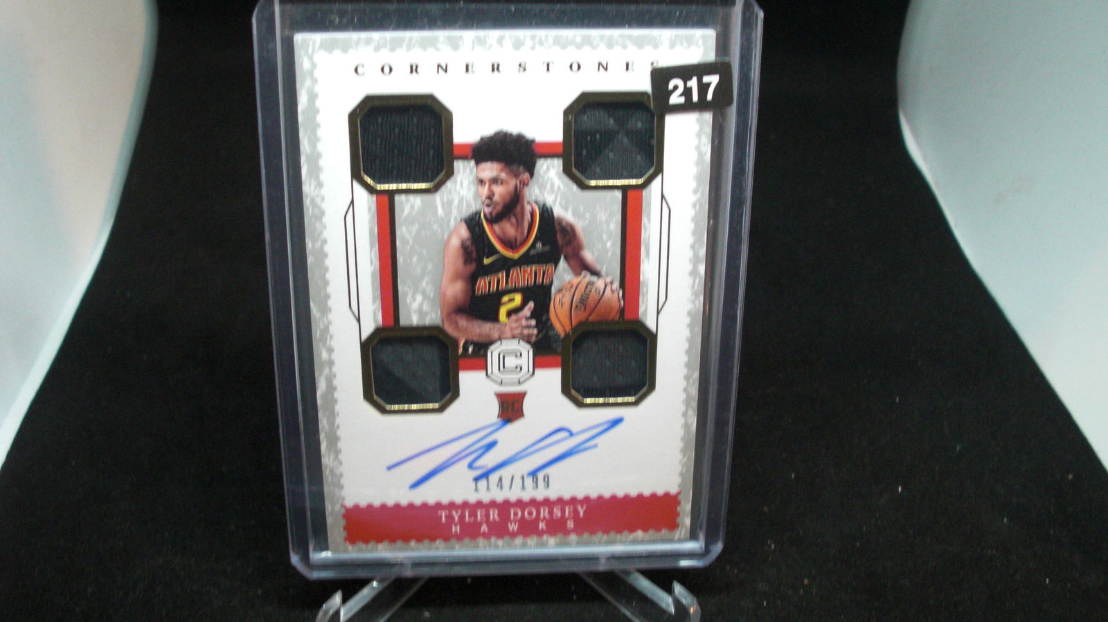 TYLER DORSEY AUTO JERSEY CARD 114/199 (1 of 1)