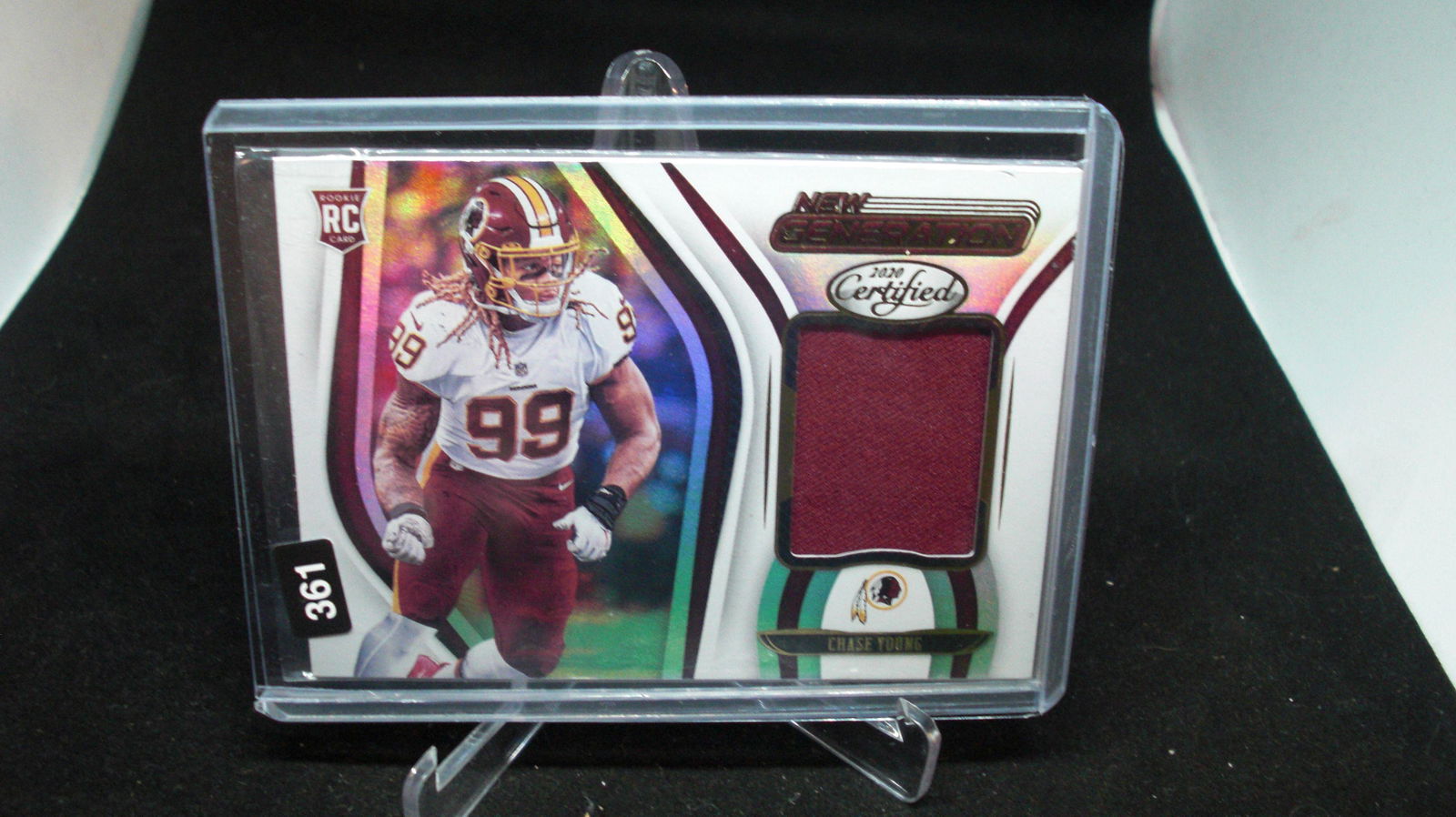 CHASE YOUNG ROOKIE JERSEY CARD (1 of 1)