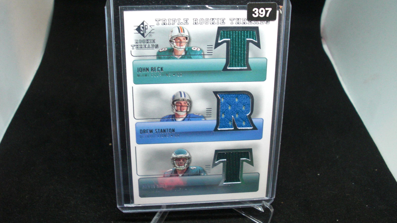 TRIPLE ROOKIE THREADS 3 PLAYER RELIC CARD (1 of 1)