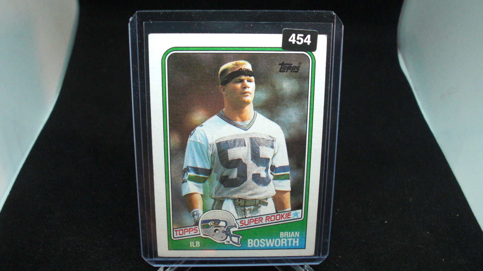 BRIAN BOSWORTH ROOOKIE CARD: in top loader
