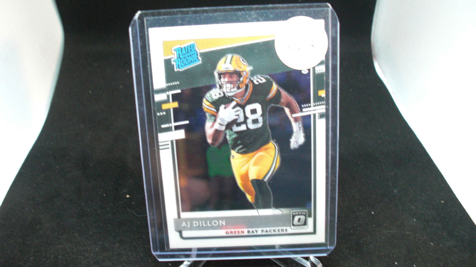 PANINI OPTIC AJ DILLON ROOKIE CARD (1 of 1)