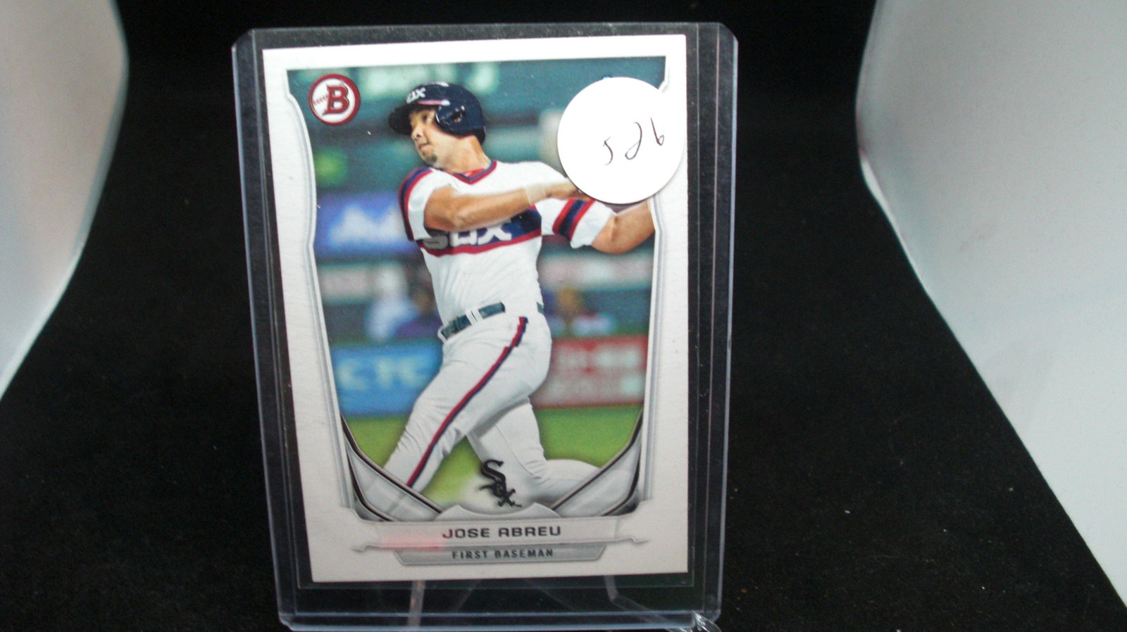 JOSE ABREU BOWMAN PROSPECT CARD: in top loader