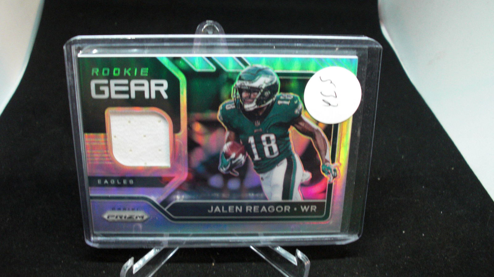 SILVER PRIZM JALEN REAGOR ROOKIE JERSEY CARD (1 of 1)