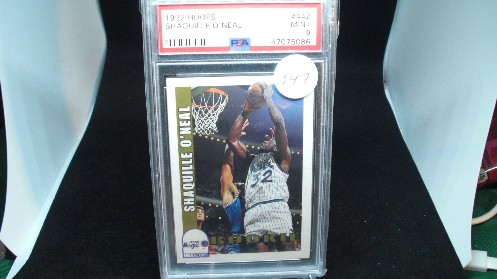 PSA 9 MINT SHAQUILLE ONEAL ROOKIE CARD (1 of 1)