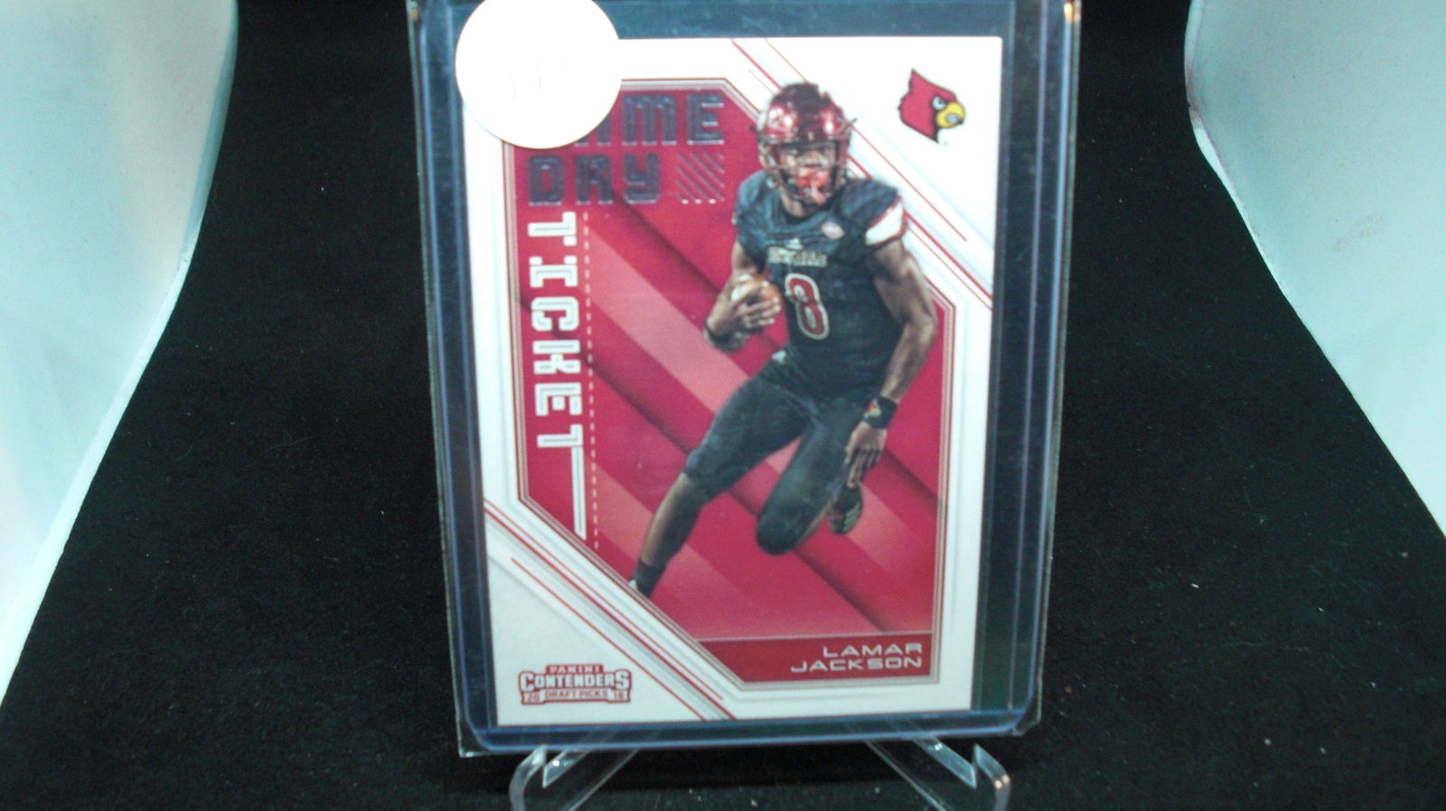 GAME DAY TICKET LAMAR JACKSON ROOKIE CARD (1 of 1)