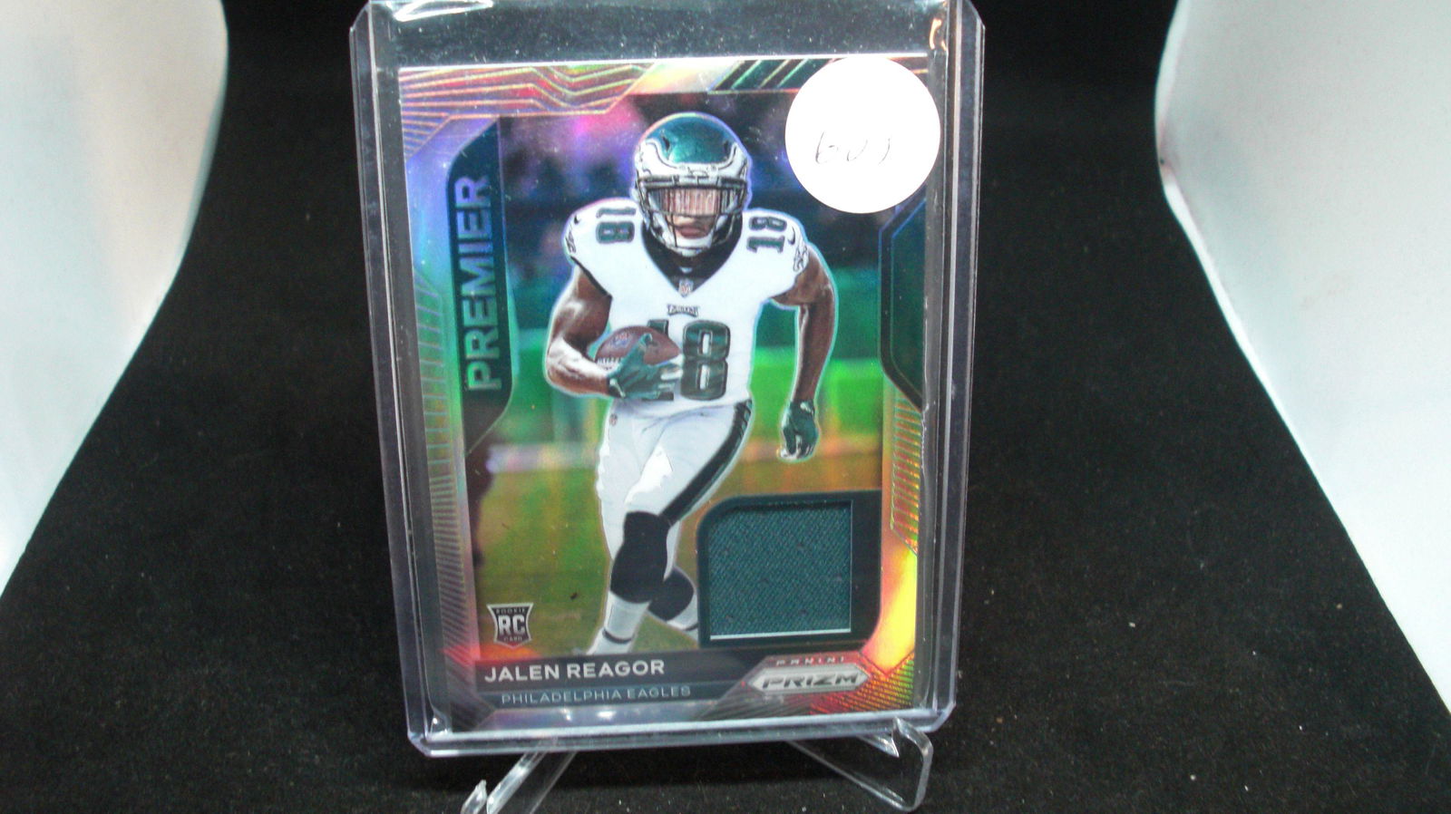 SILVER PRIZM JALEN REAGOR ROOKIE JERSEY CARD (1 of 1)