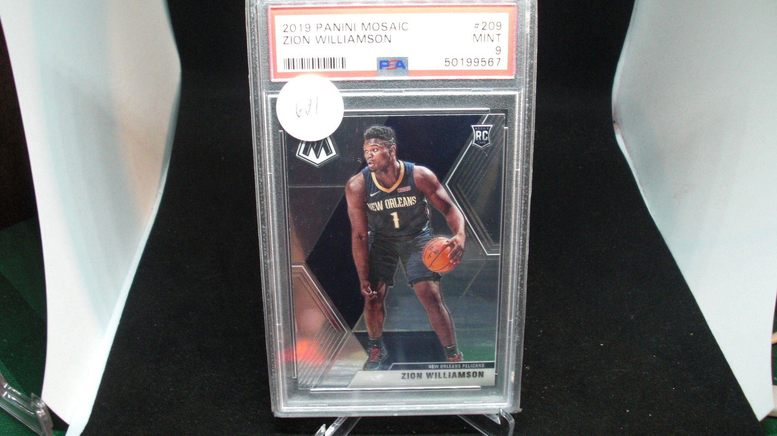 PSA 9 MINT ZION WILLIAMSON ROOKIE CARD (1 of 1)