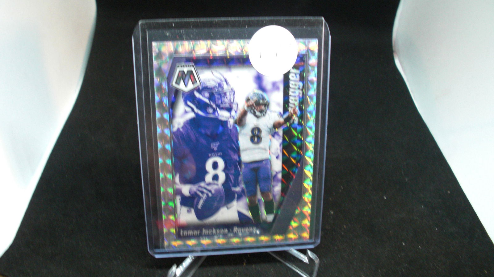 LAMAR JACKSON SWAGGER MOSAIC SILVER INSERT (1 of 1)