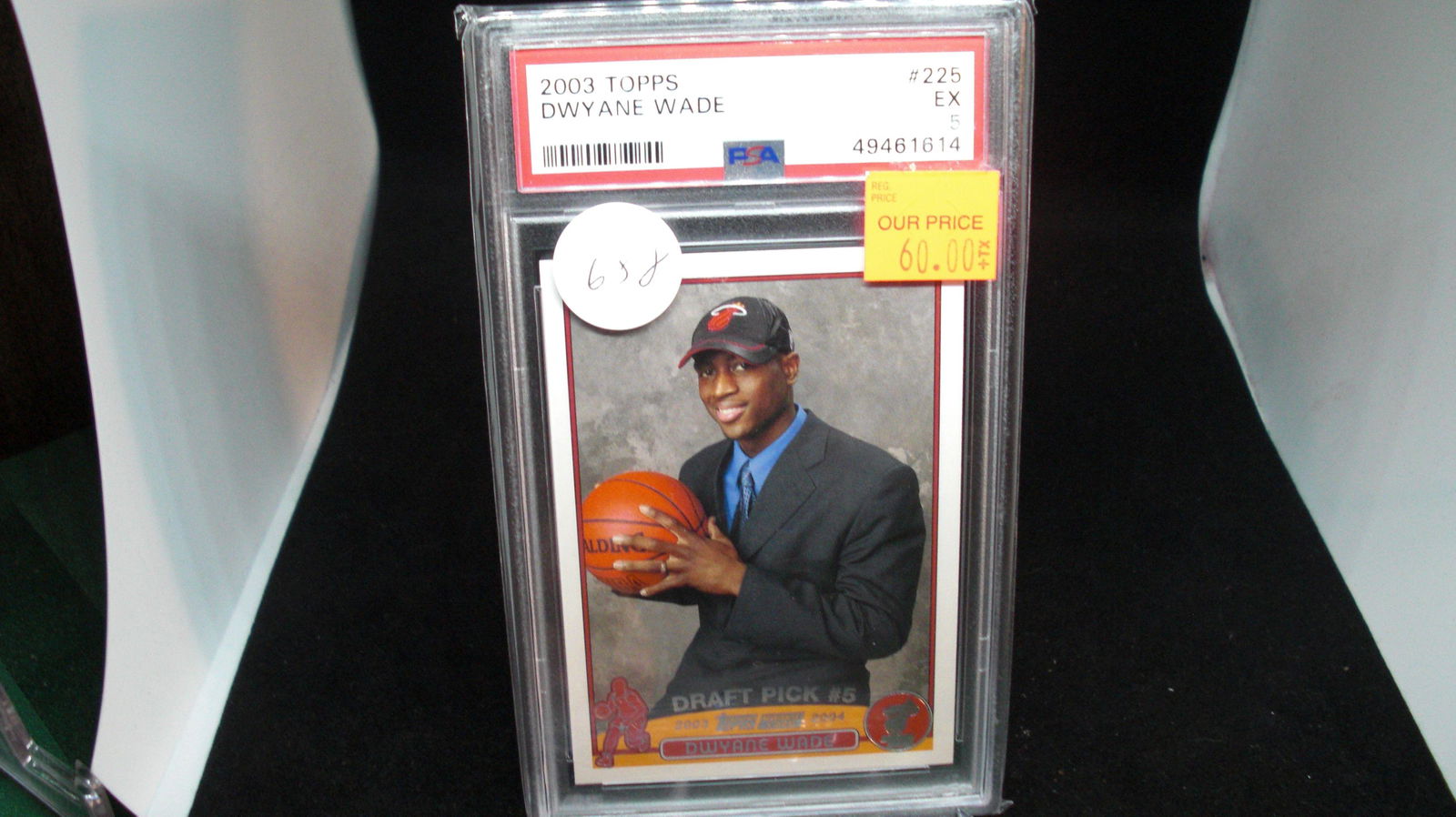 PSA GRADED 2003 TOPPS DWAYNE WADE ROOKIE CARD (1 of 1)
