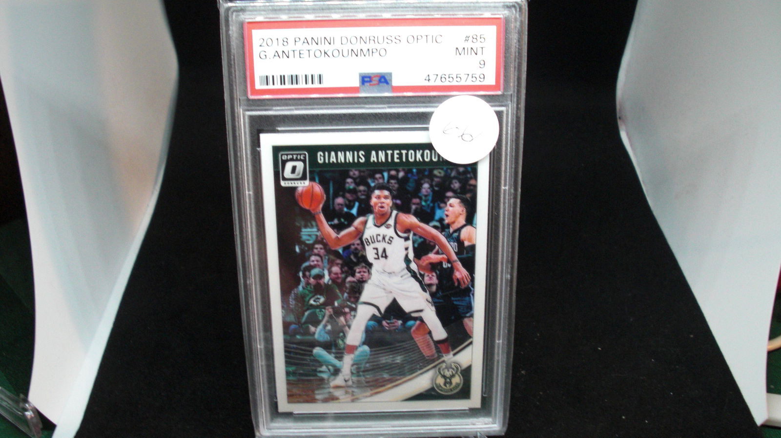 PSA 9 MINT GIANNIS ANTETOUKOUNMPO DONRUSS OPTIC (1 of 1)