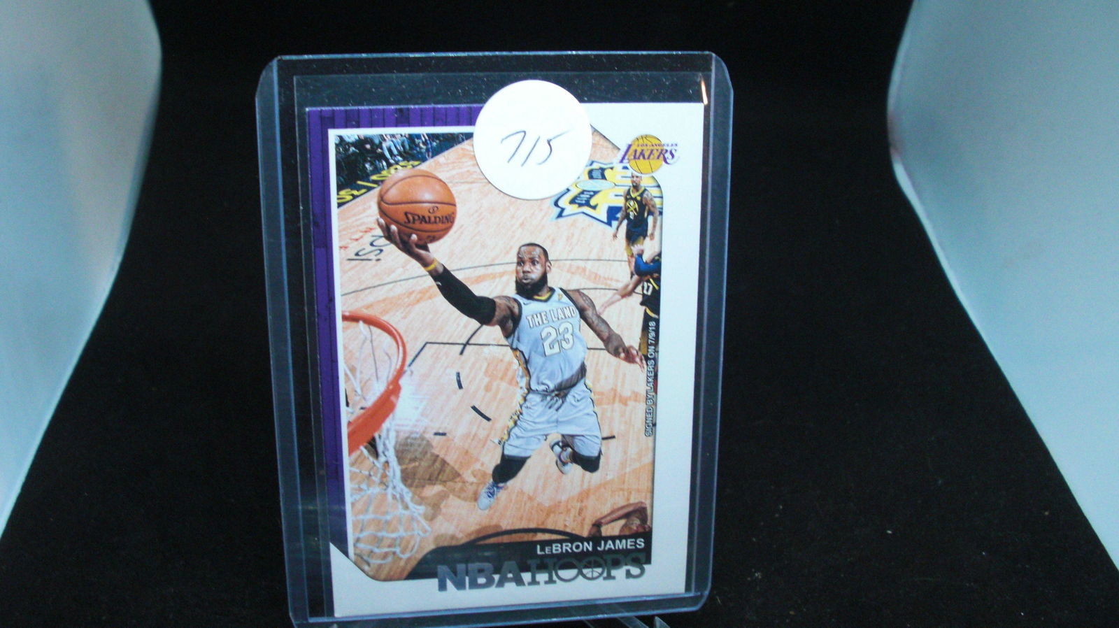 NBA HOOPS LEBRON JAMES LAKERS CARD (1 of 1)