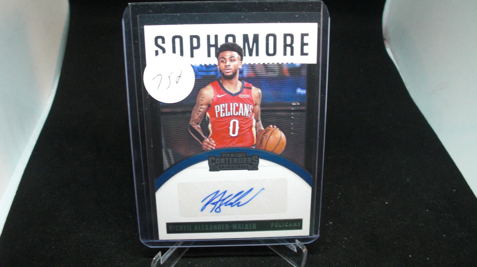 NICKEIL ALEXANDER WALKER NUMBERED AUTO 067-199: in top loader