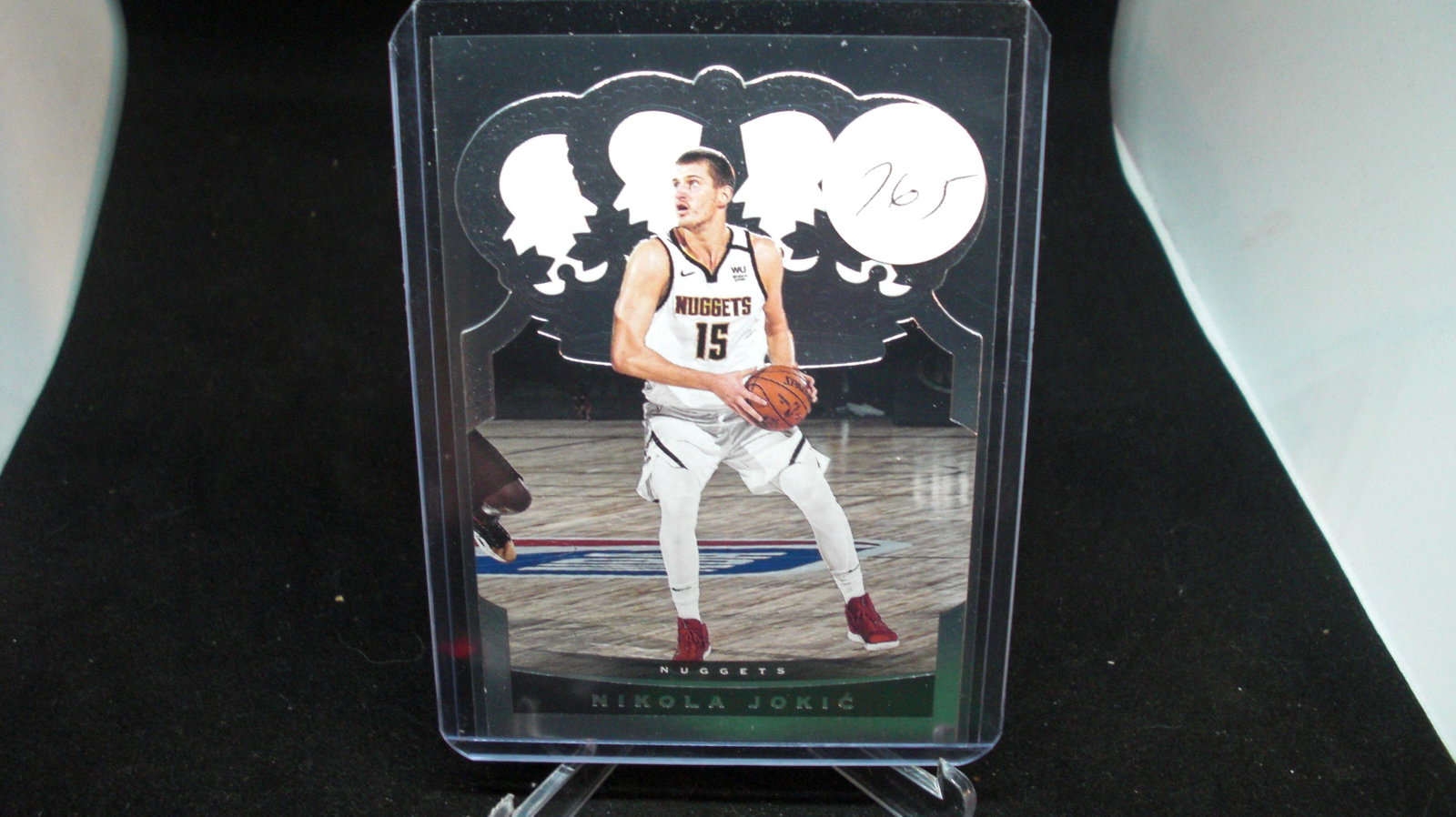 NICOLO JOKIC CROWN ROYALE DIE CUT CARD: in top loader