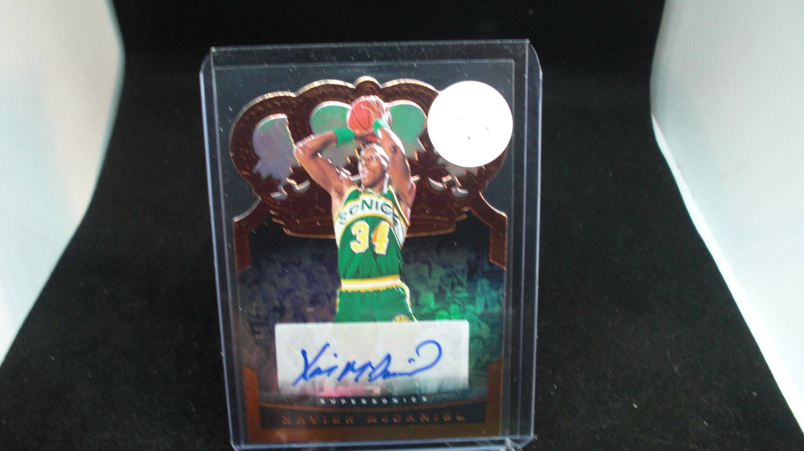 XAVIER MCDANIEL NUMBERED AUTO 21-99: in top loader