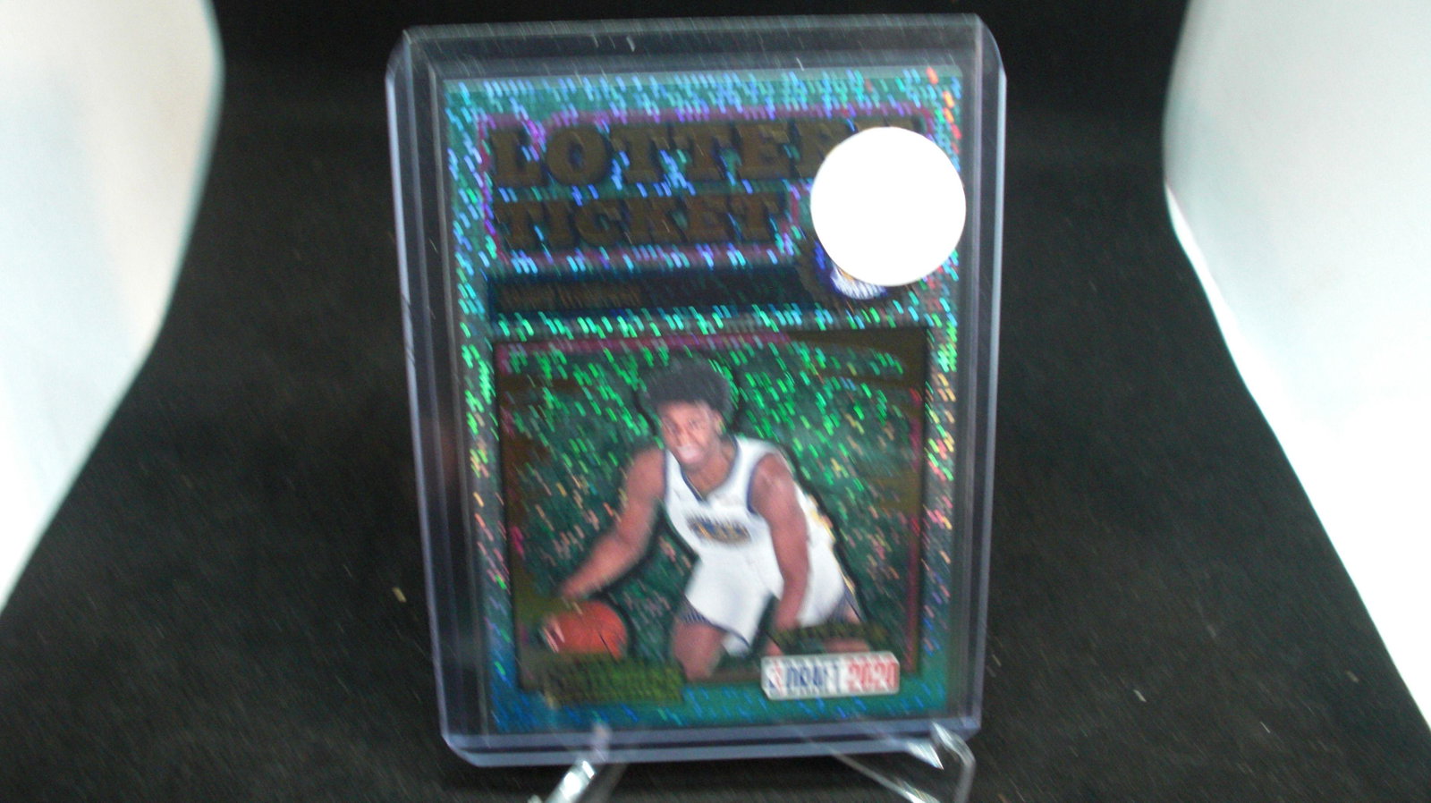 JAMES WISEMAN LOTTERY TICKET RC: in top loader