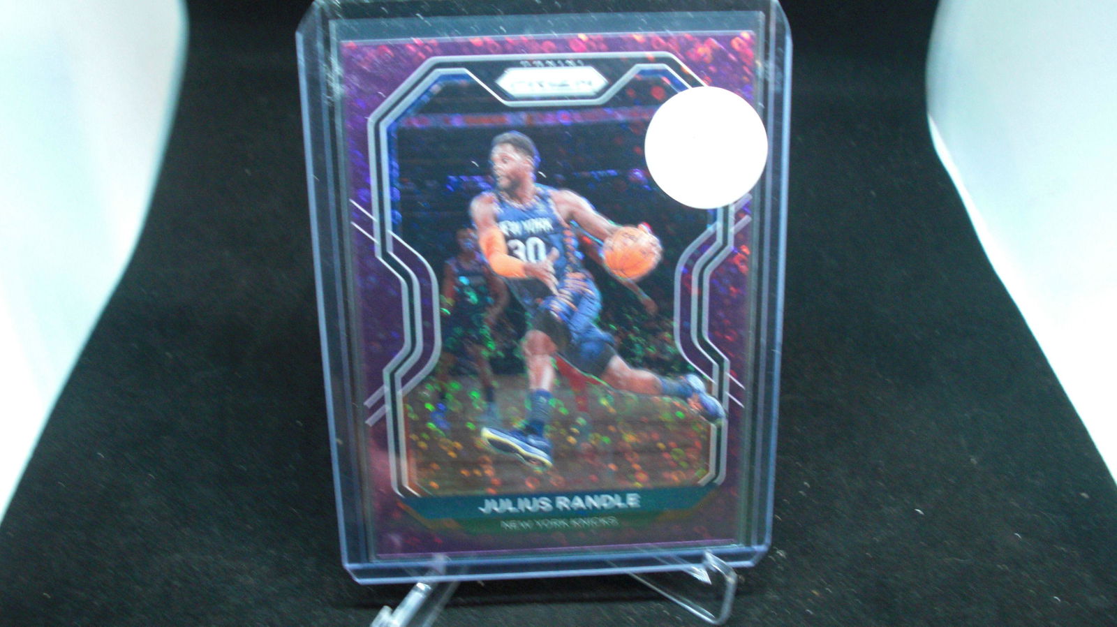 2020 PRIZM JULIUS RANDLE PURPLE DISCO 16/75 (1 of 1)