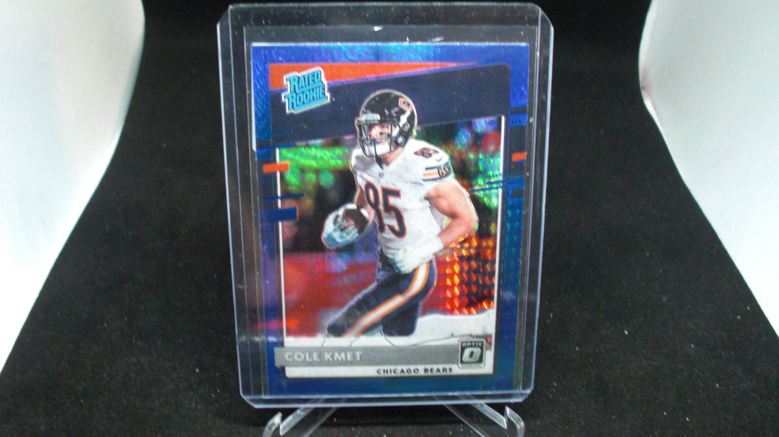 cole kmet blue hyper prizm rated rookie (1 of 1)