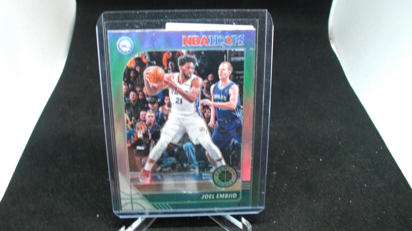 hoops premium joel embiid: in top loader