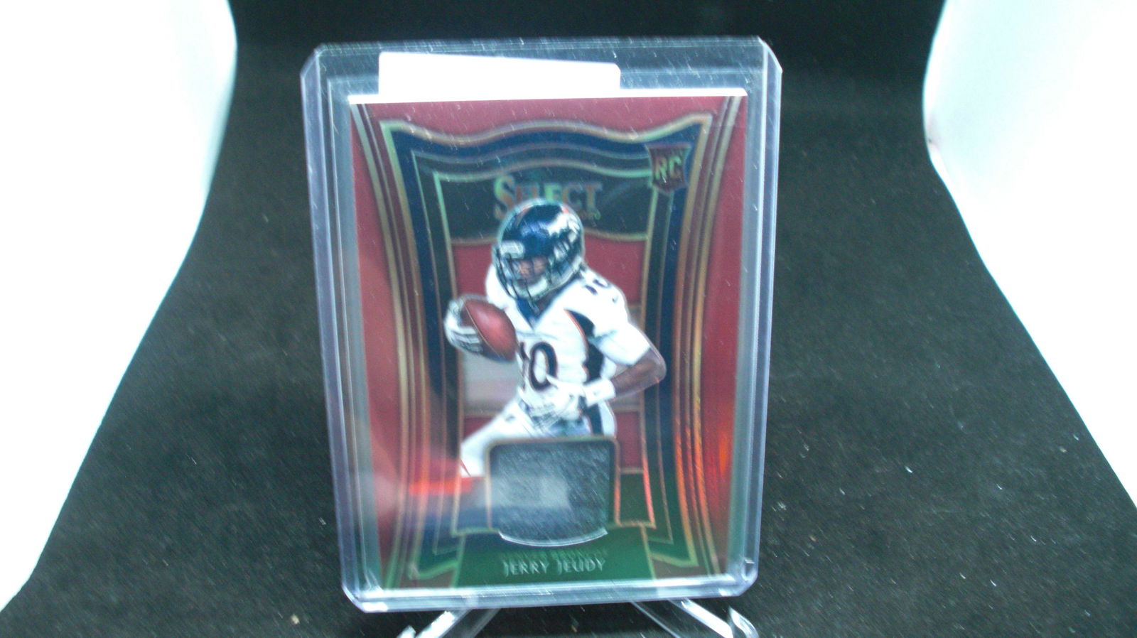 jerry jeudy red select jersey card (1 of 1)