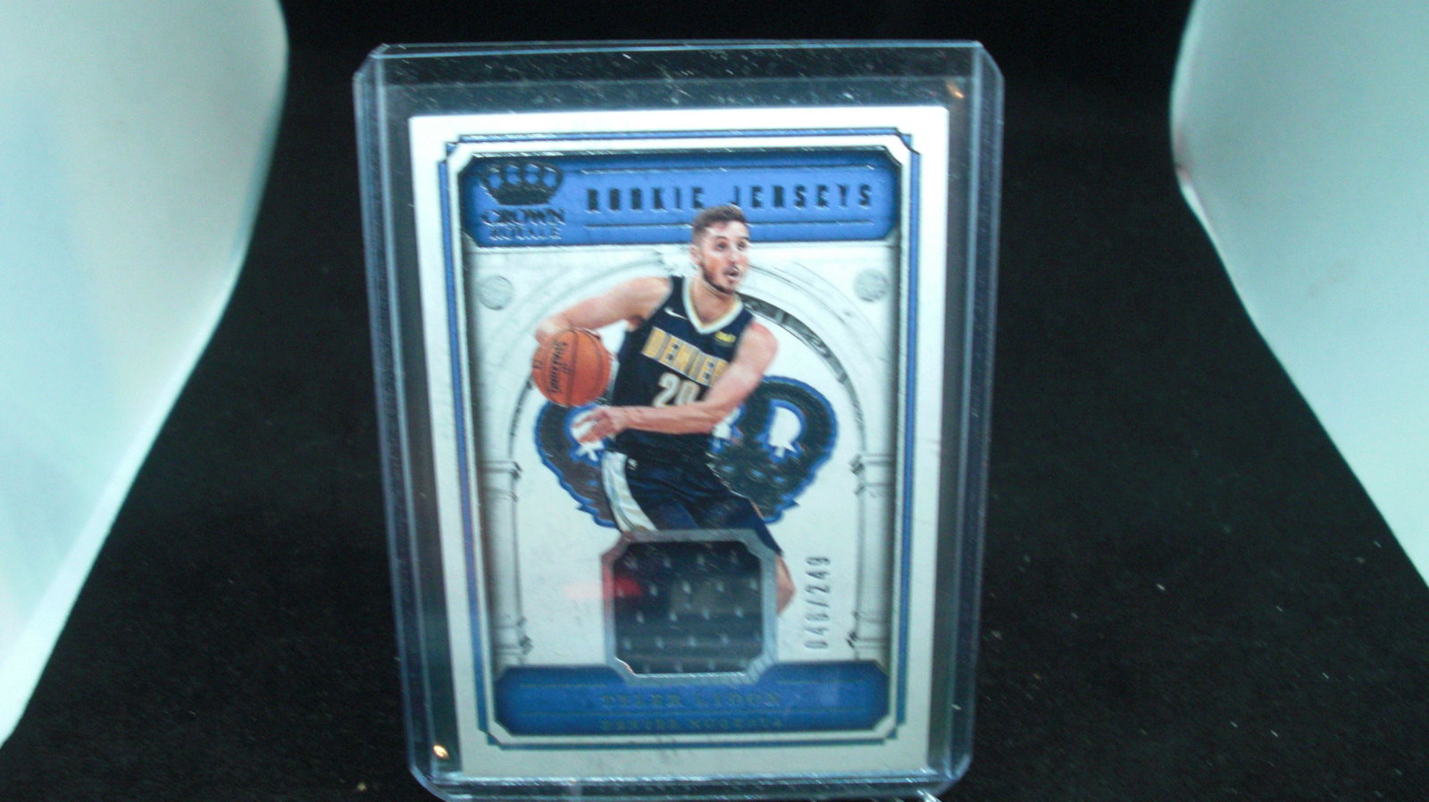 tyler lydon crown royale rookie jeresy 046/249: in top loader