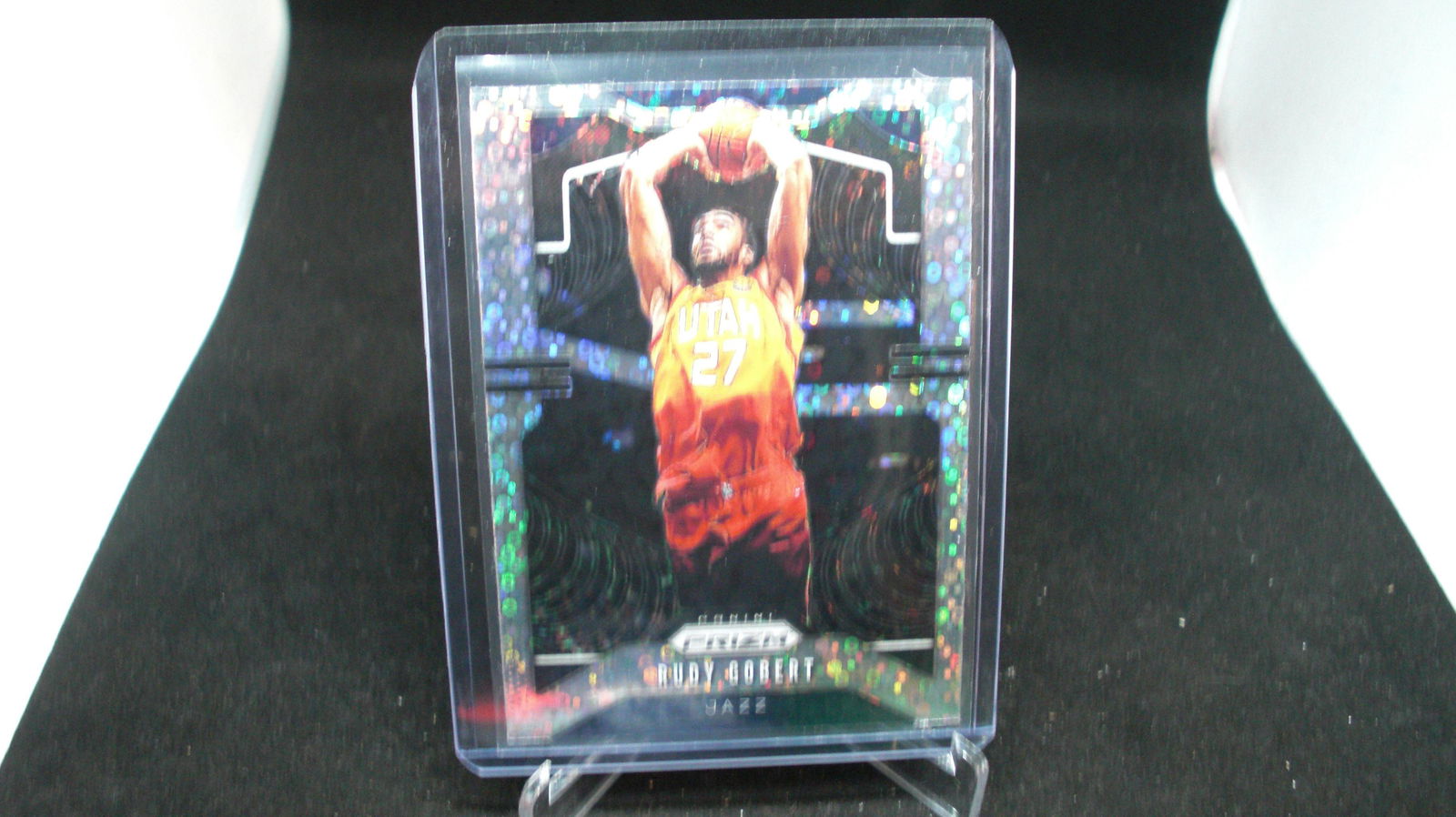 RUDY GOBERT SILVER DISCO PRIZM (1 of 1)