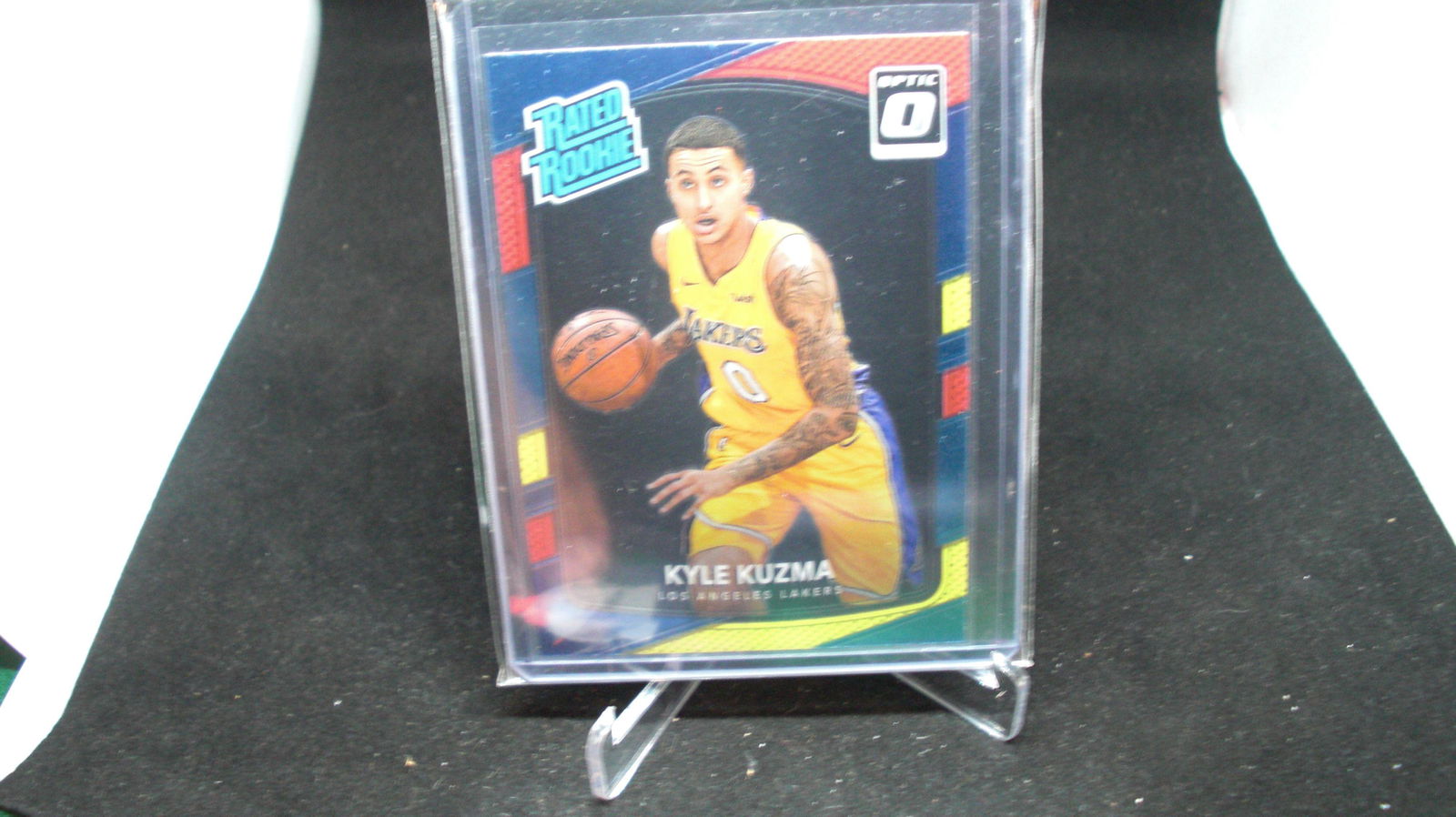 kyle kuzma red yellow rated rookie sp (1 of 1)
