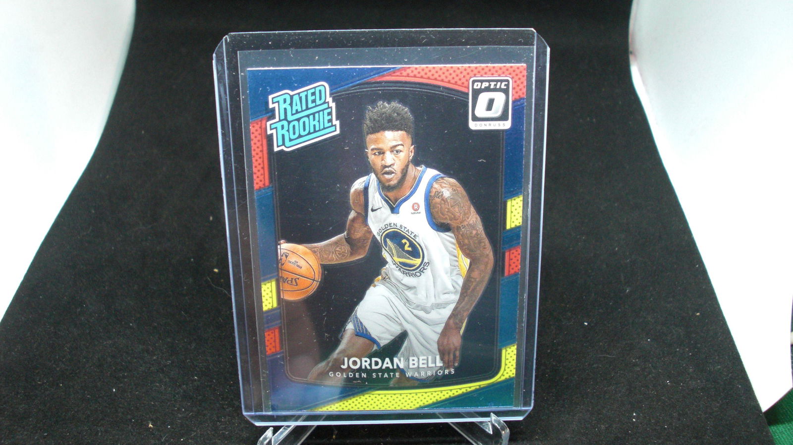 jordan bell red yellow rated rookie (1 of 1)