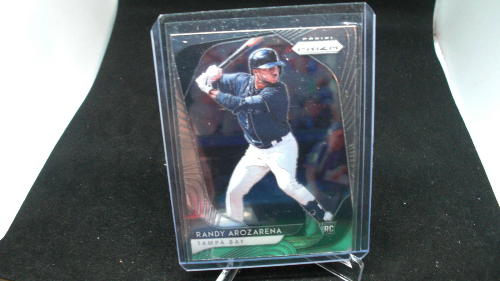 panini prizm randy arozarena rookie card: in top loader