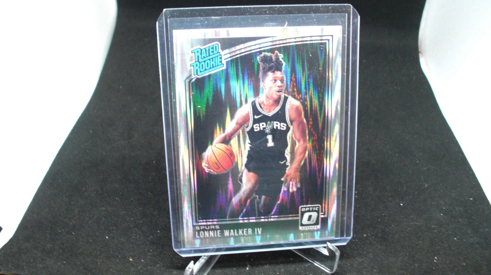 lonnie walker jr. silver shock rated rookie (1 of 1)