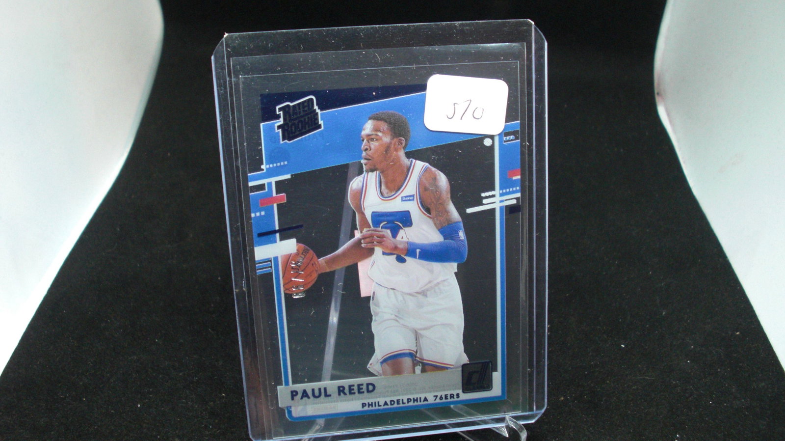 paul reed clearly rated rookie: in top loader
