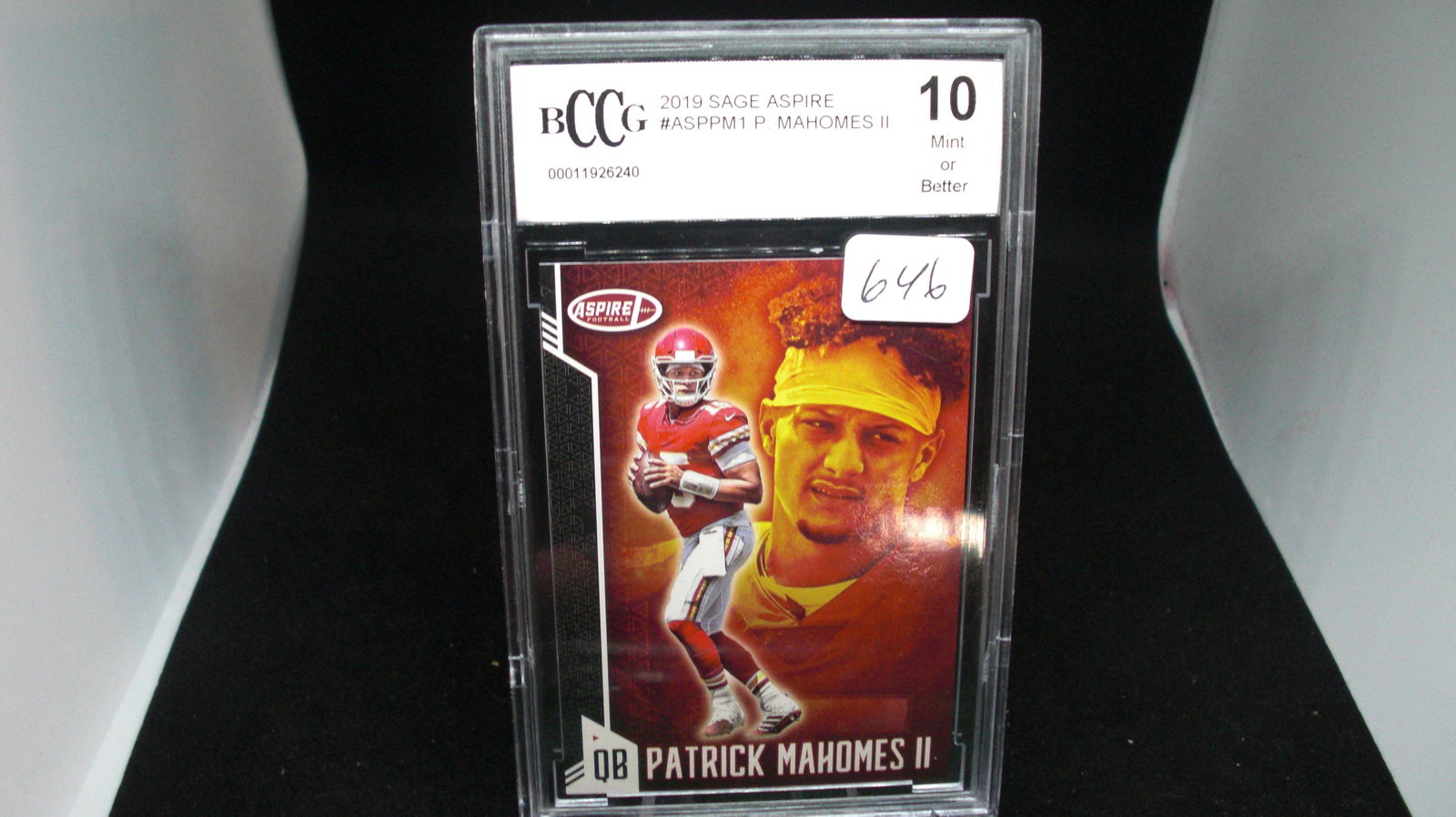 BCCG GEM 10 PATRICK MAHOMES SAGE ASPIRE (1 of 1)