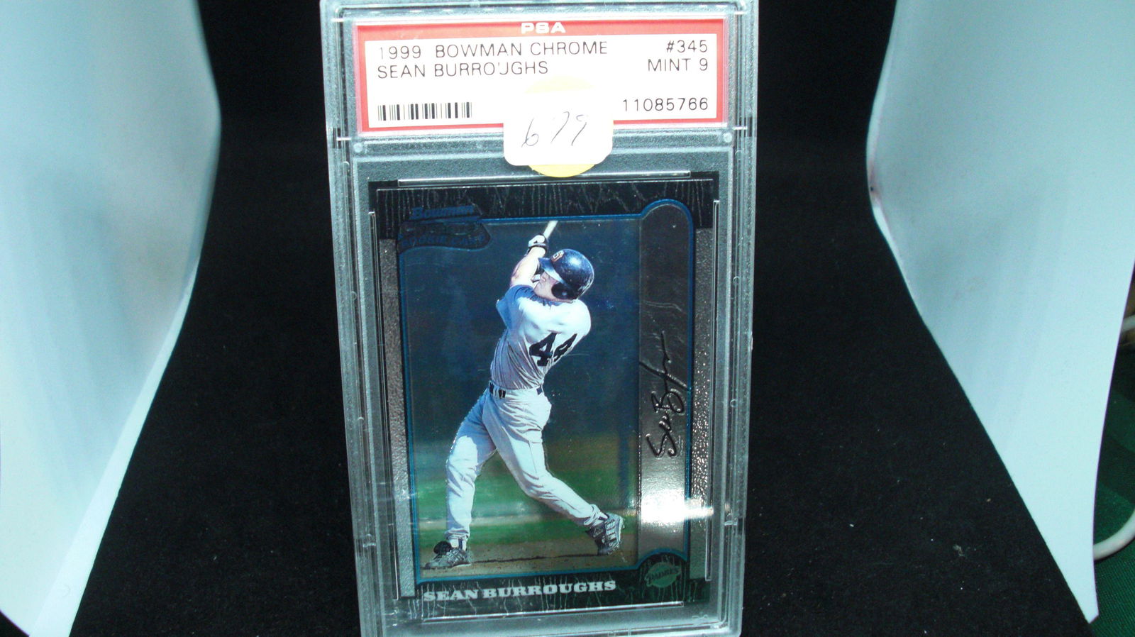 psa graded 9 sean burroughs rookie card (1 of 1)