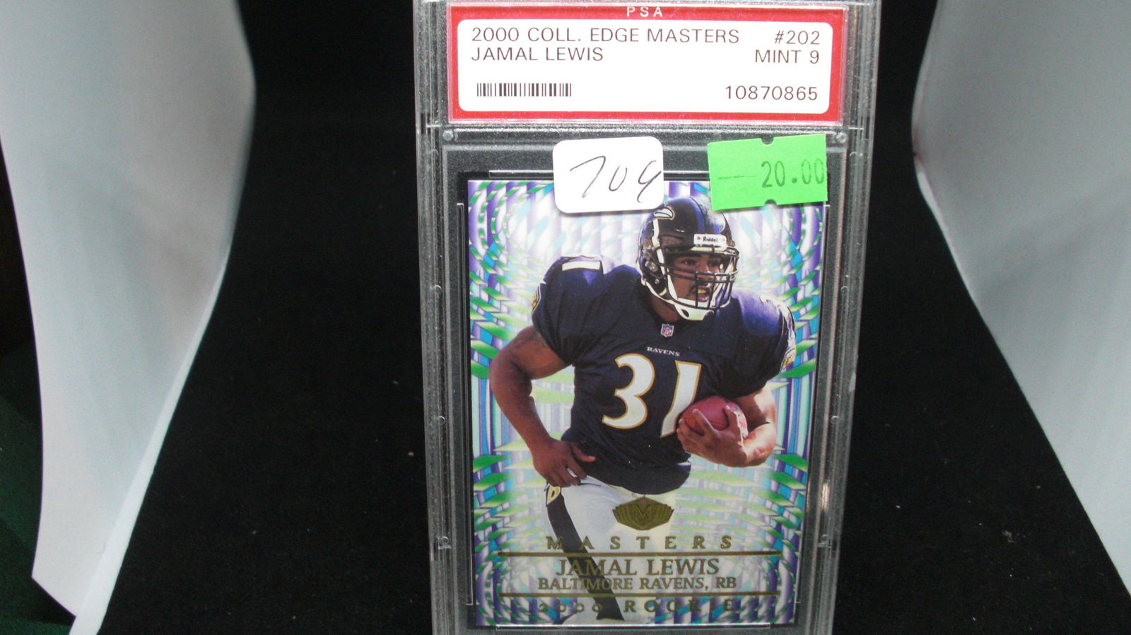 psa mint 9 jamal lewis rookie (1 of 1)