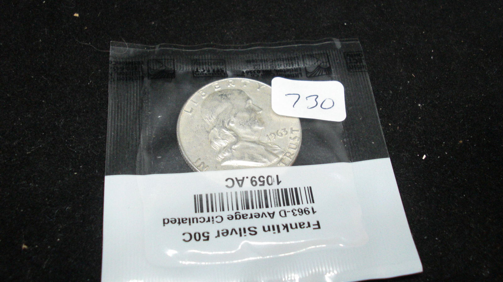 90% silver 1963 franklin half dollar (1 of 1)