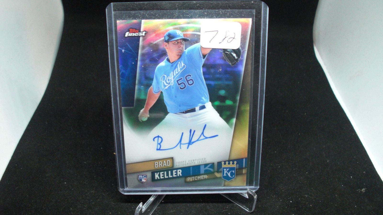 brad keller topps finest rookie auto (1 of 1)