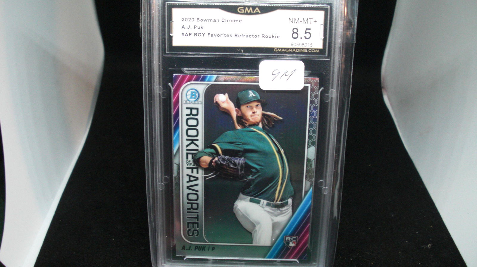 gma graded aj puk rookie card (1 of 1)