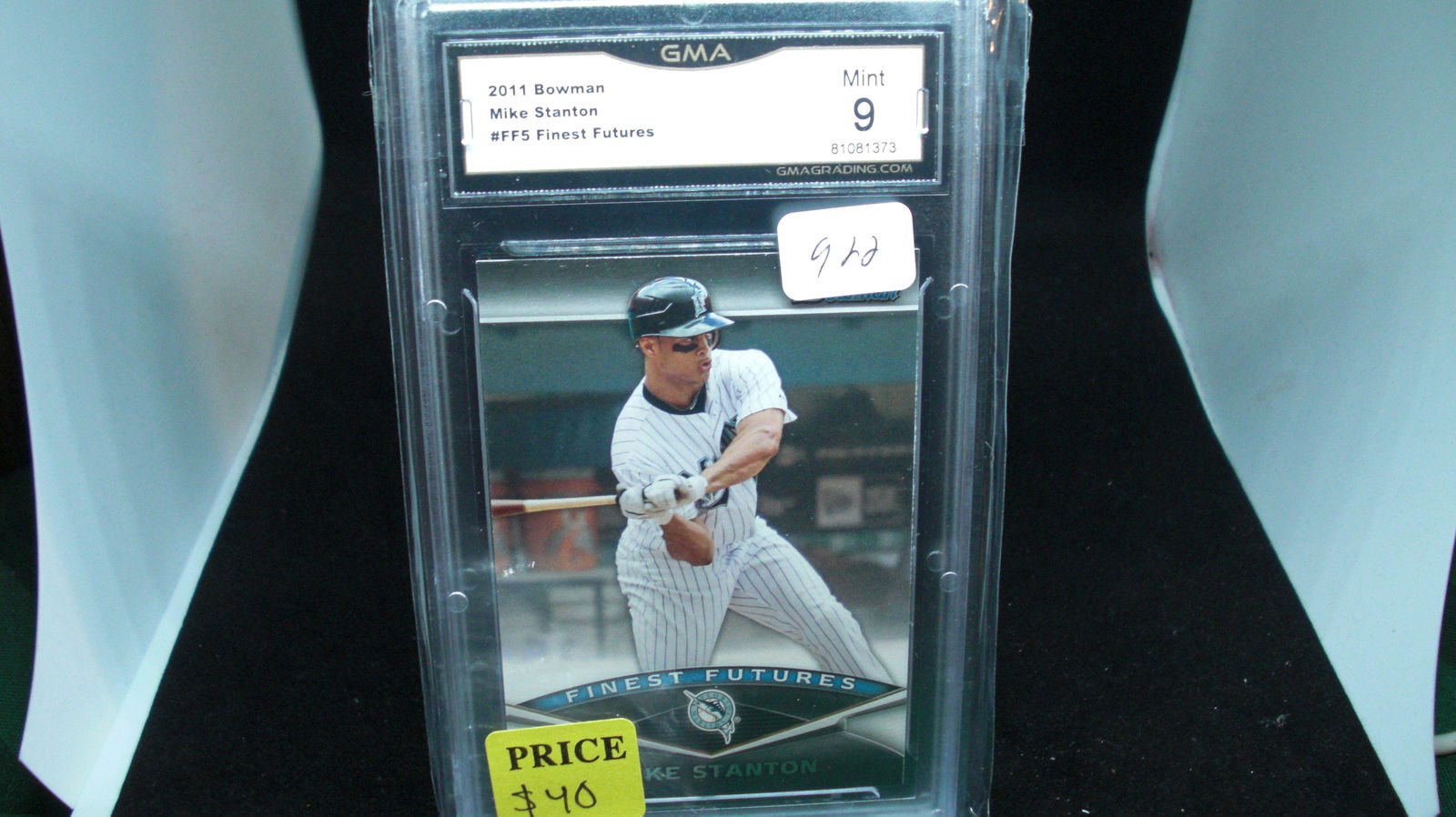 gma mint 9 mike stanton rookie card (1 of 1)