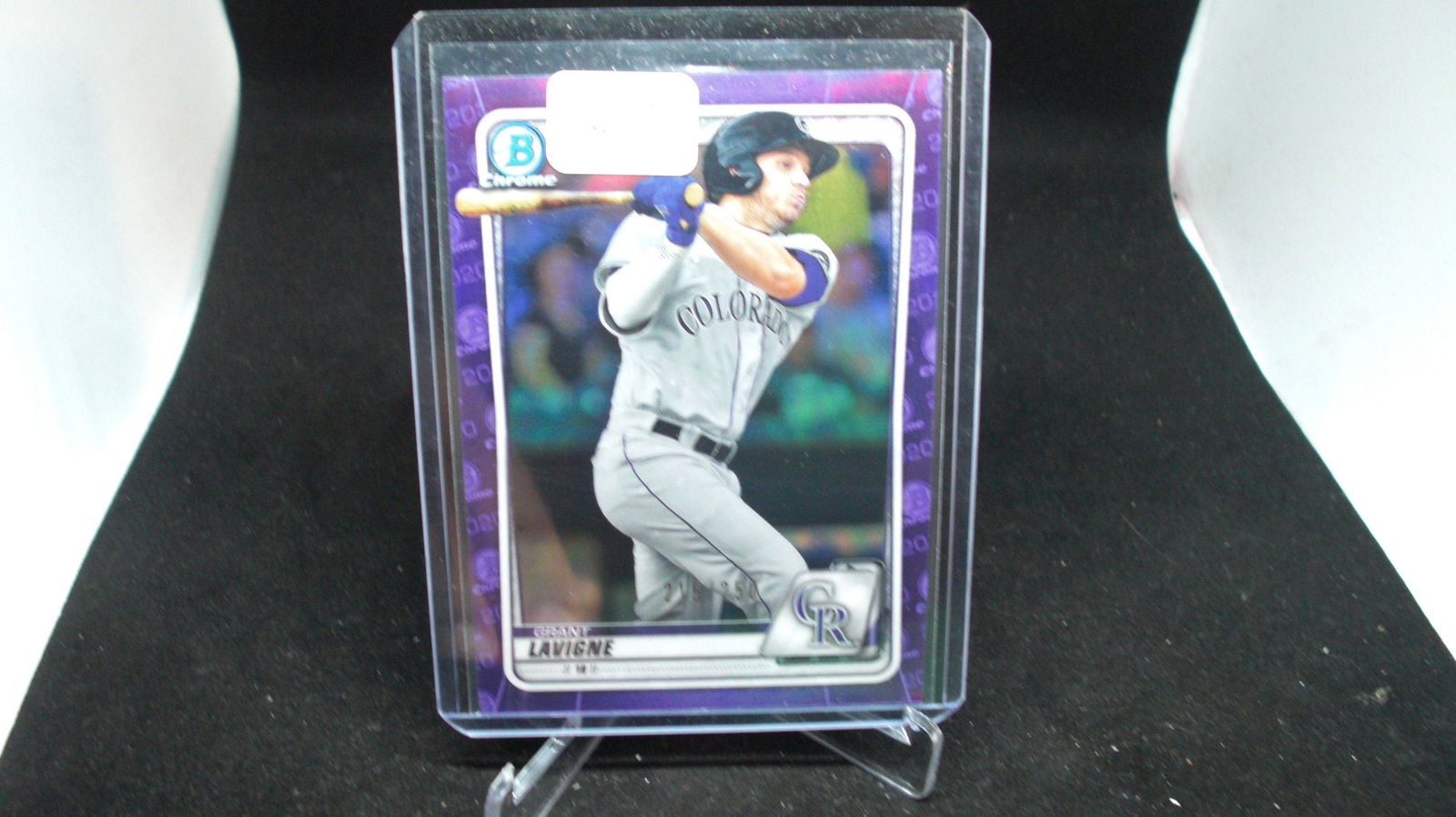 GRANT LAVAGNE PURPLE BOWMAN CHROME 215/250 (1 of 1)