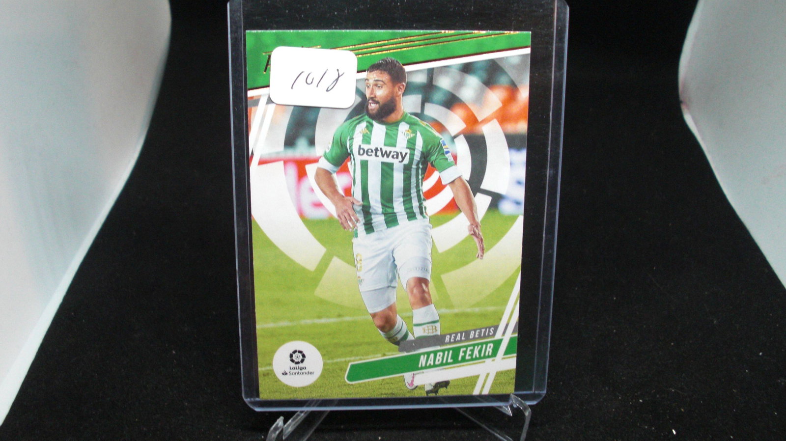 NABIL FEKIR SOCCER CARD: in top loader