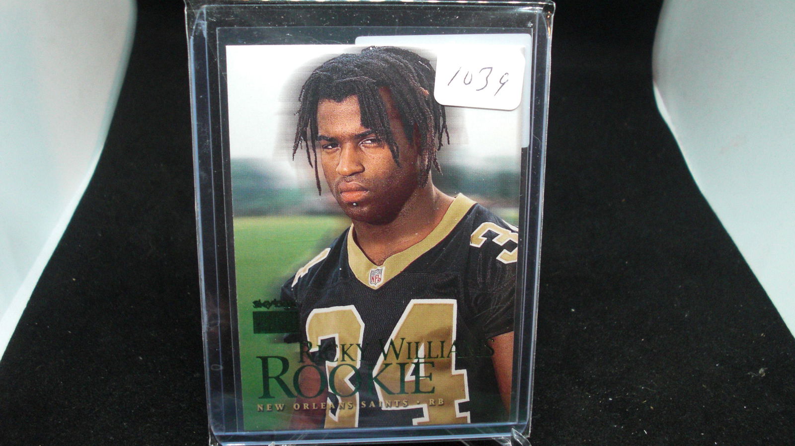 ricky williams green foil rookie card (1 of 1)