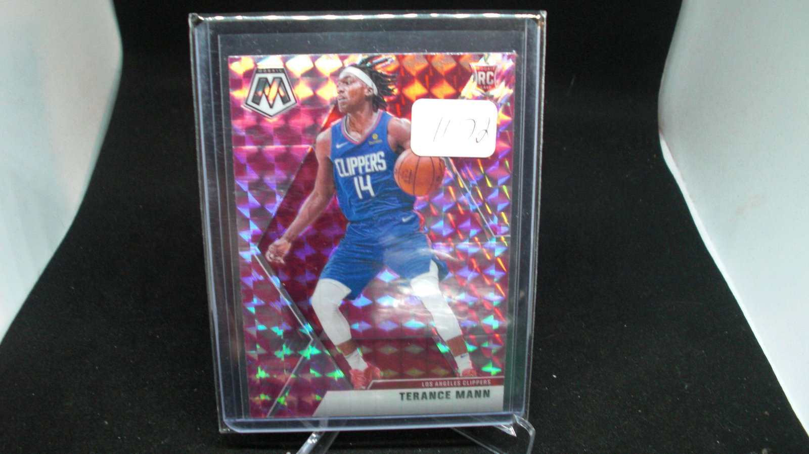 terance mann pink camo rookie: in top loader