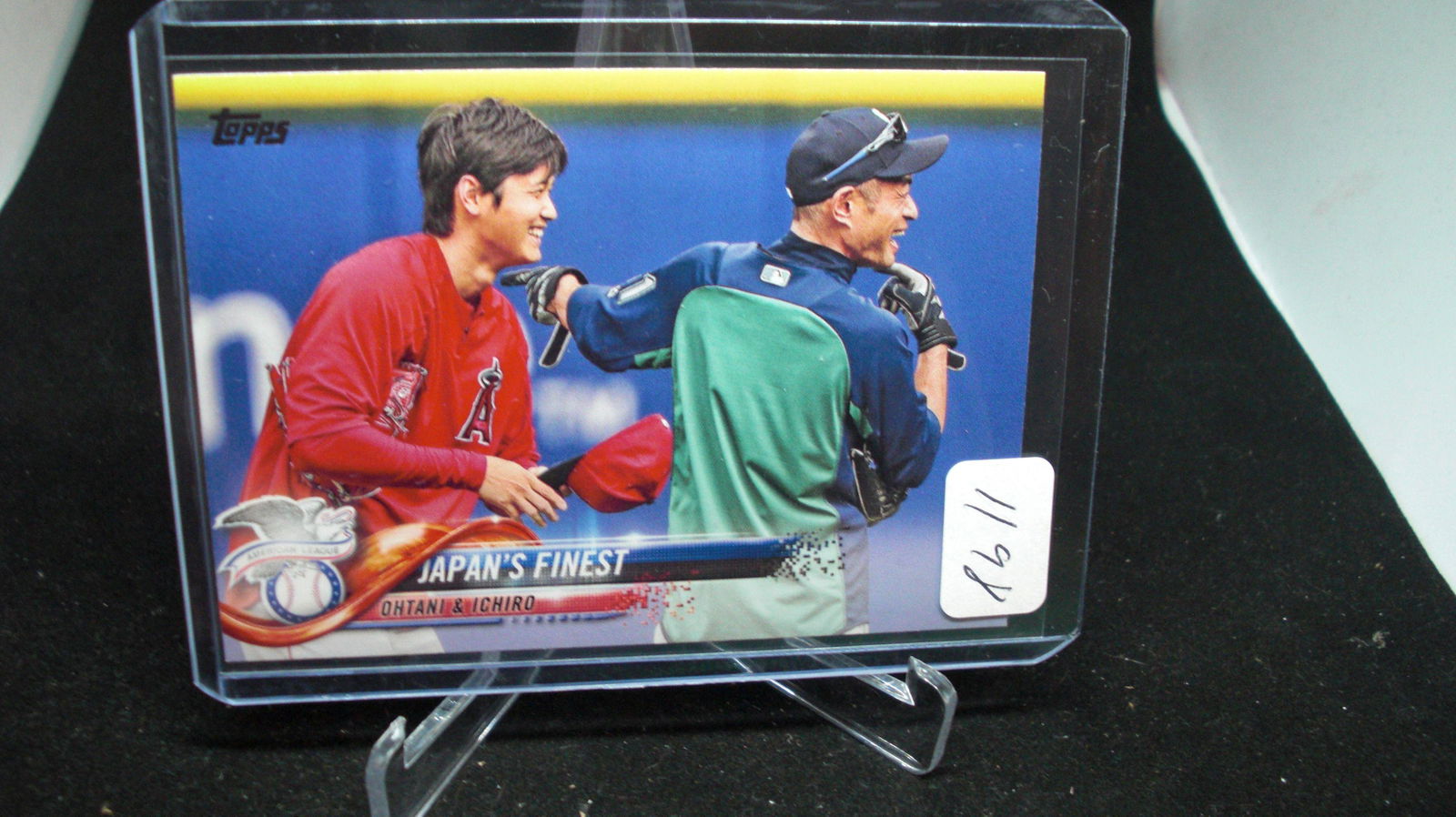 OHTANI ROOKIE INSERT CARD WITH ICHIRO (1 of 1)