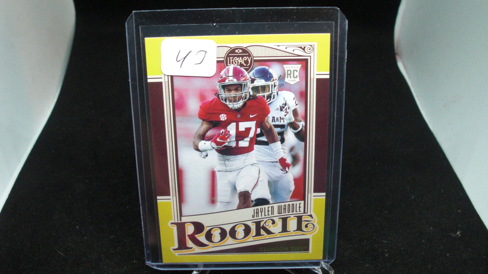 jalen waddle rc yellow border 116/150 (1 of 1)